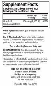 Bio-D-Mulsion Forte 1oz